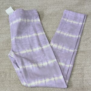 Nwt Crewcuts Kids Lavender Tie-Dye Leggings